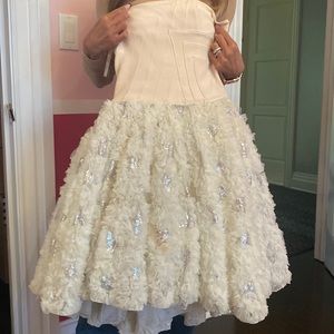 Tony Ward puffy short dress